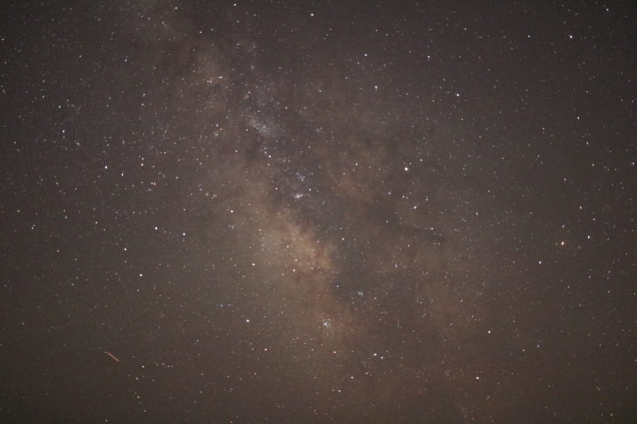 Milky Way picture showing the core. Different area and view.